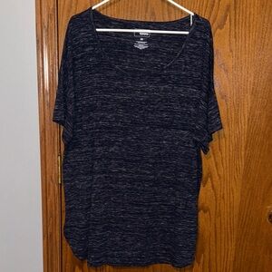 Women's Heathered Navy Blue Top